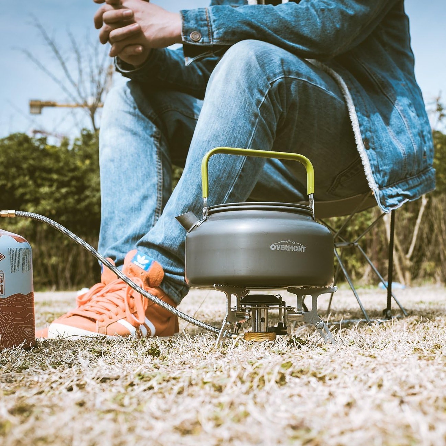Overmont 1.2L Aluminium Hiking Kettle: image 5