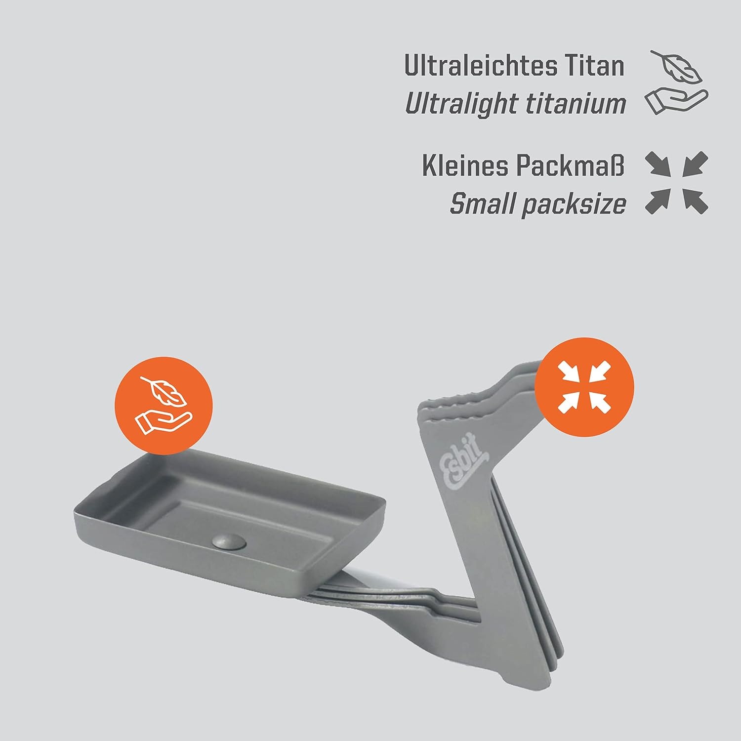 Esbit Ultralight Titanium Solid Fuel Stove: image 2