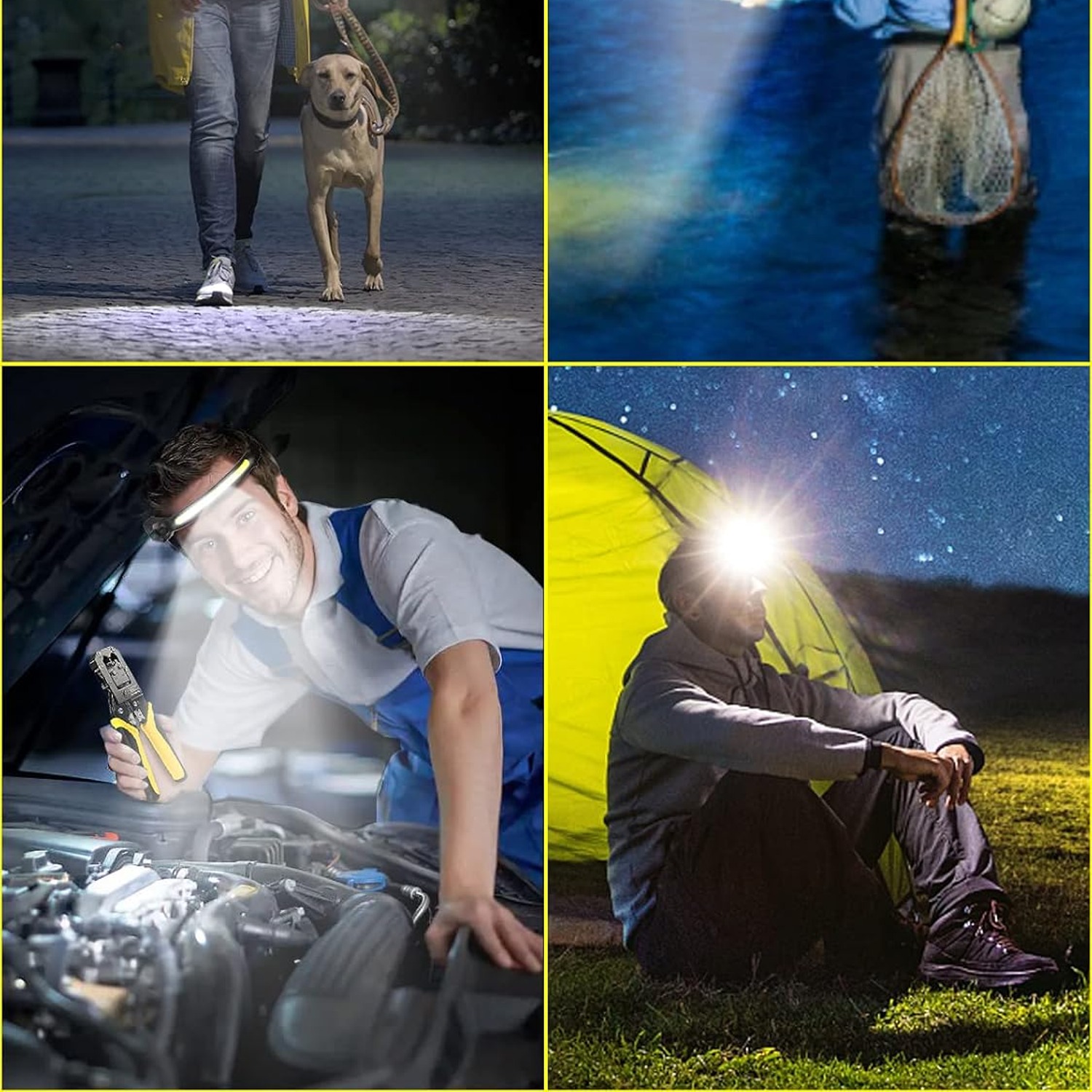 Rechargeable LED Headlamp 2 Pack with Motion Sensor: image 10