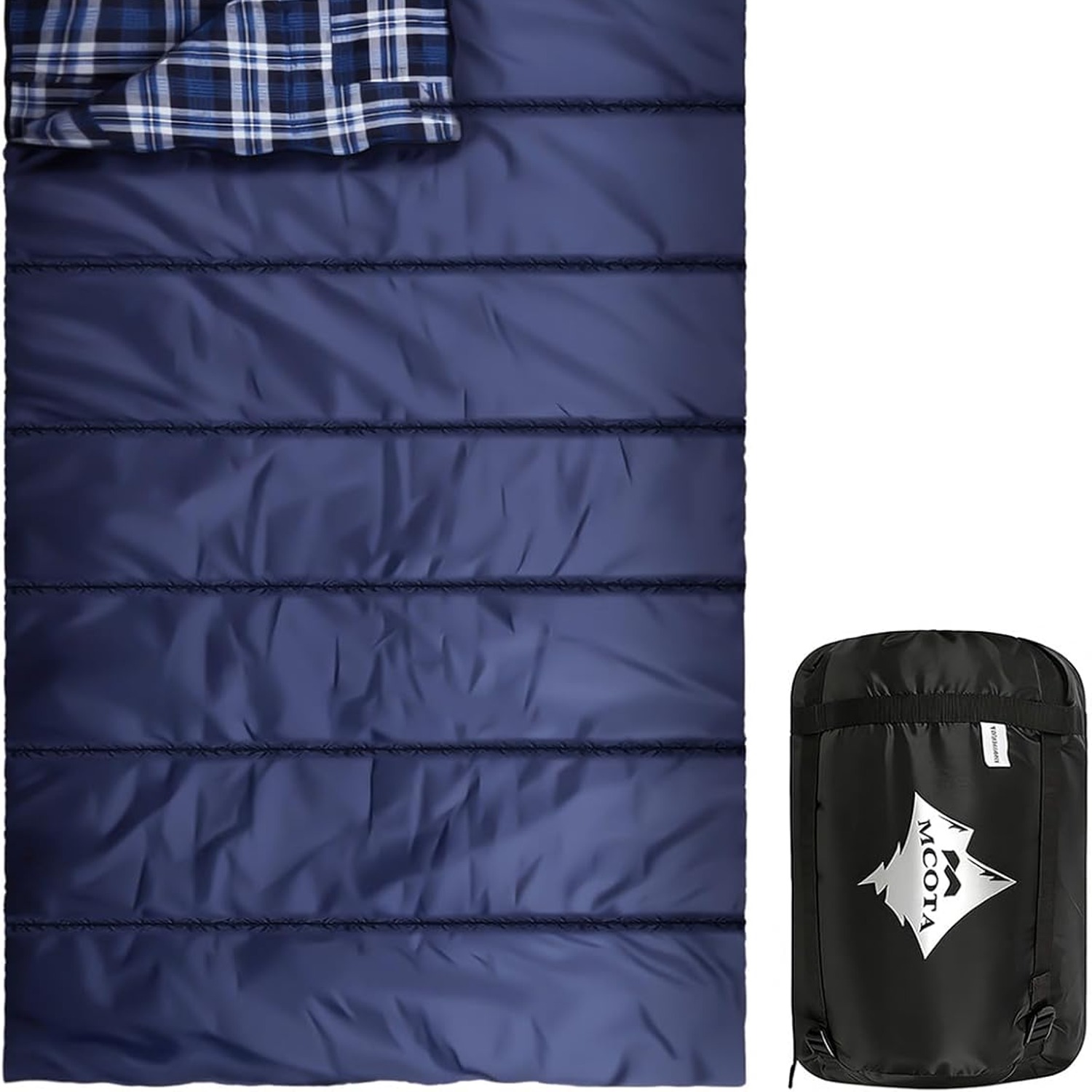Cotton Flannel Sleeping Bag for Adults: image 8