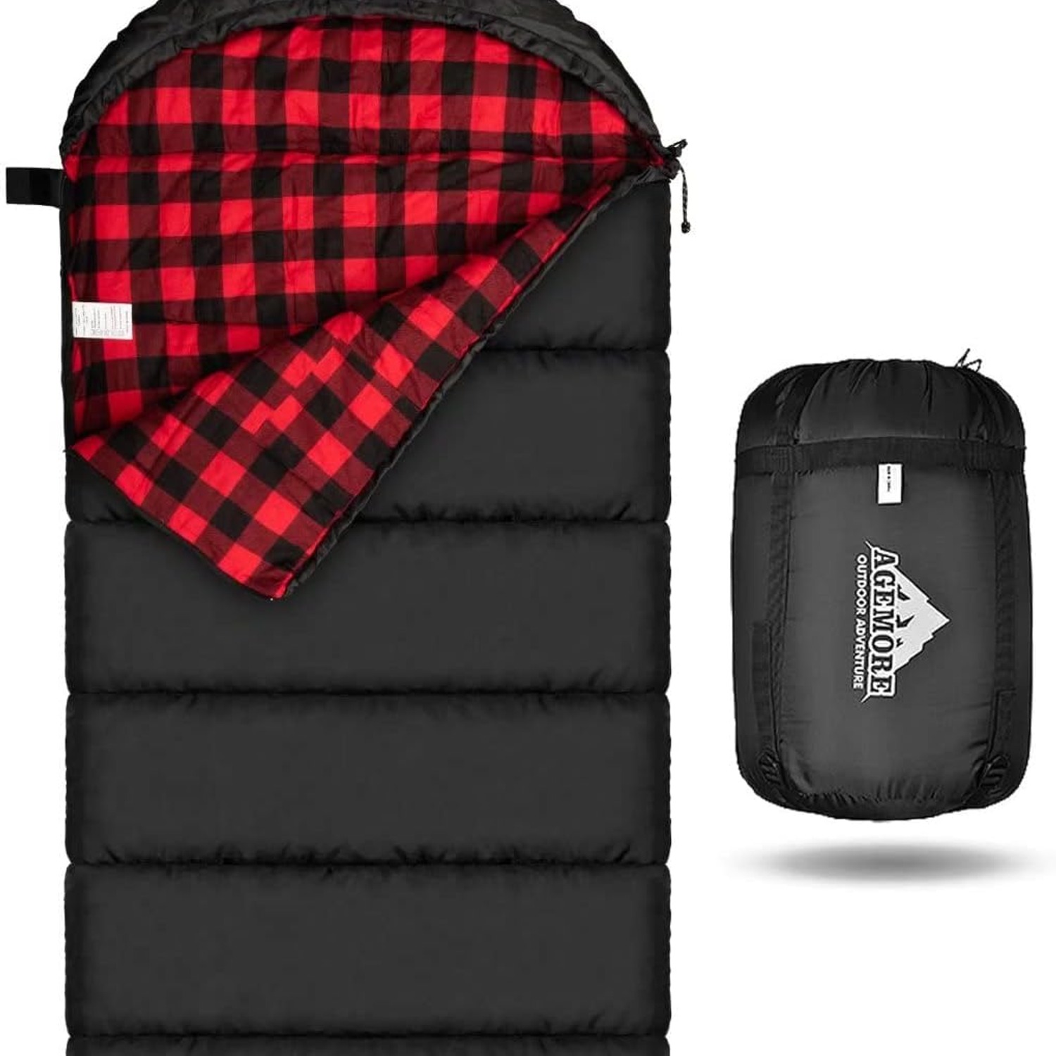 Cotton Flannel Sleeping Bag for Adults