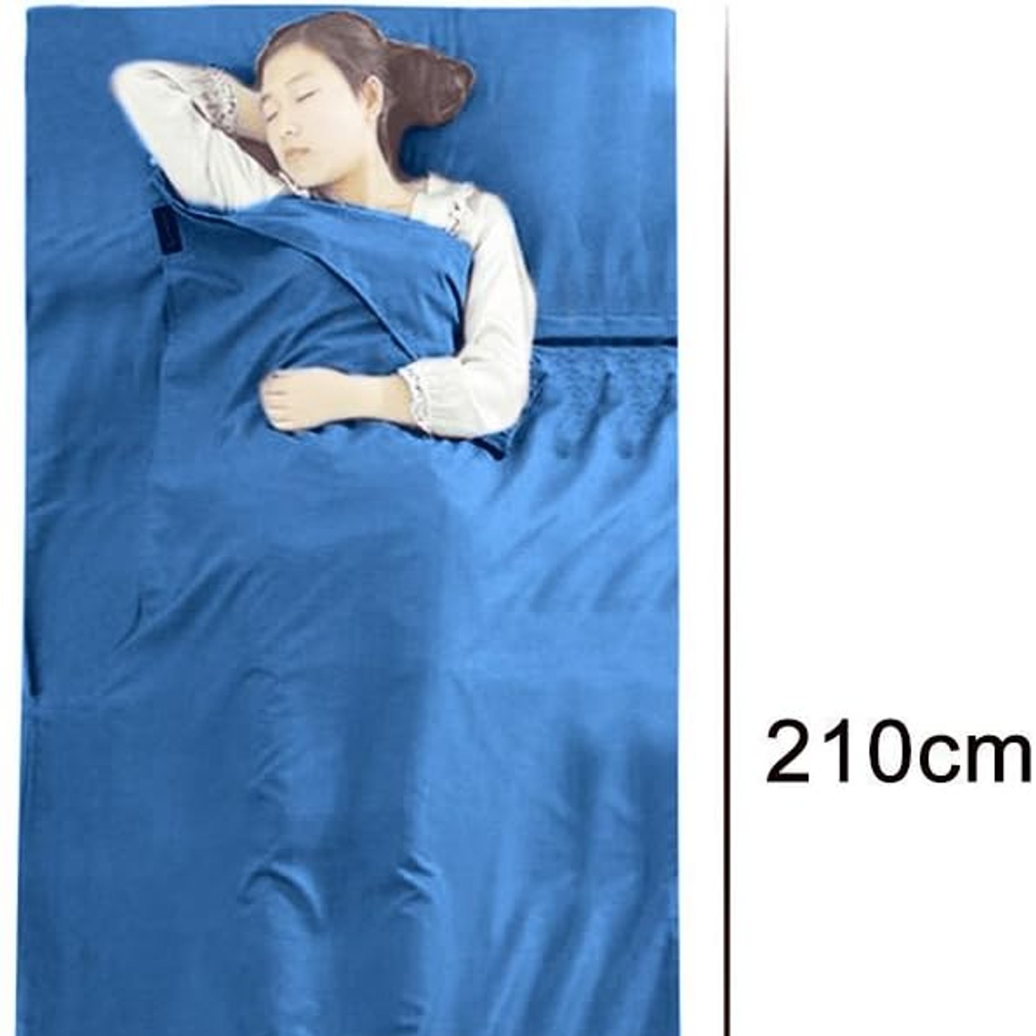 Lightweight Travel Sleeping Bag with Carry Bag: image 2