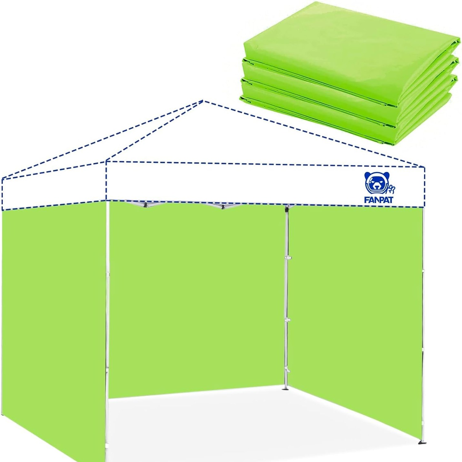 Gazebo Side Walls 3 Pack Waterproof Polyester Panels: image 10