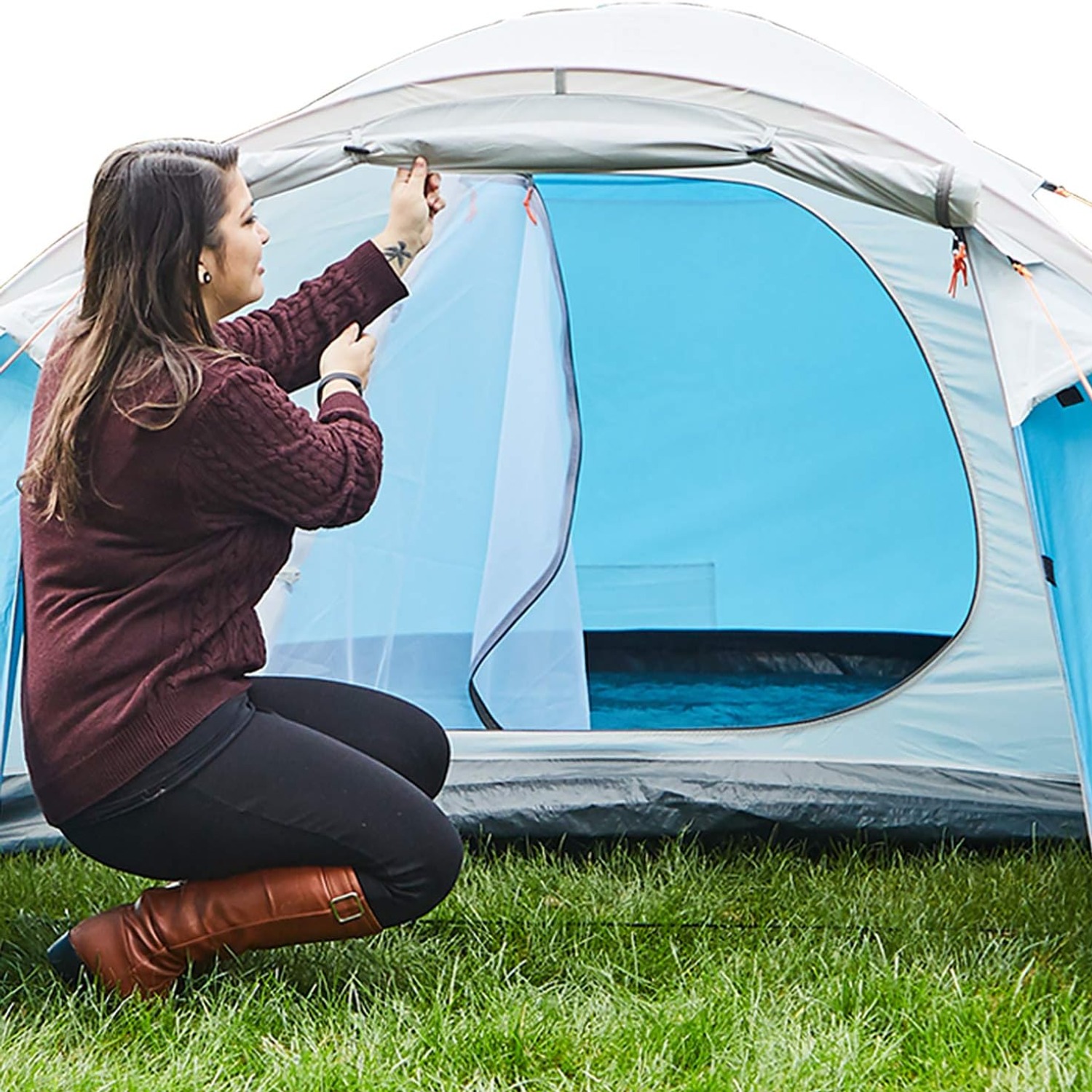 SAFACUS 4 Person Double Layer Dome Tent: image 2
