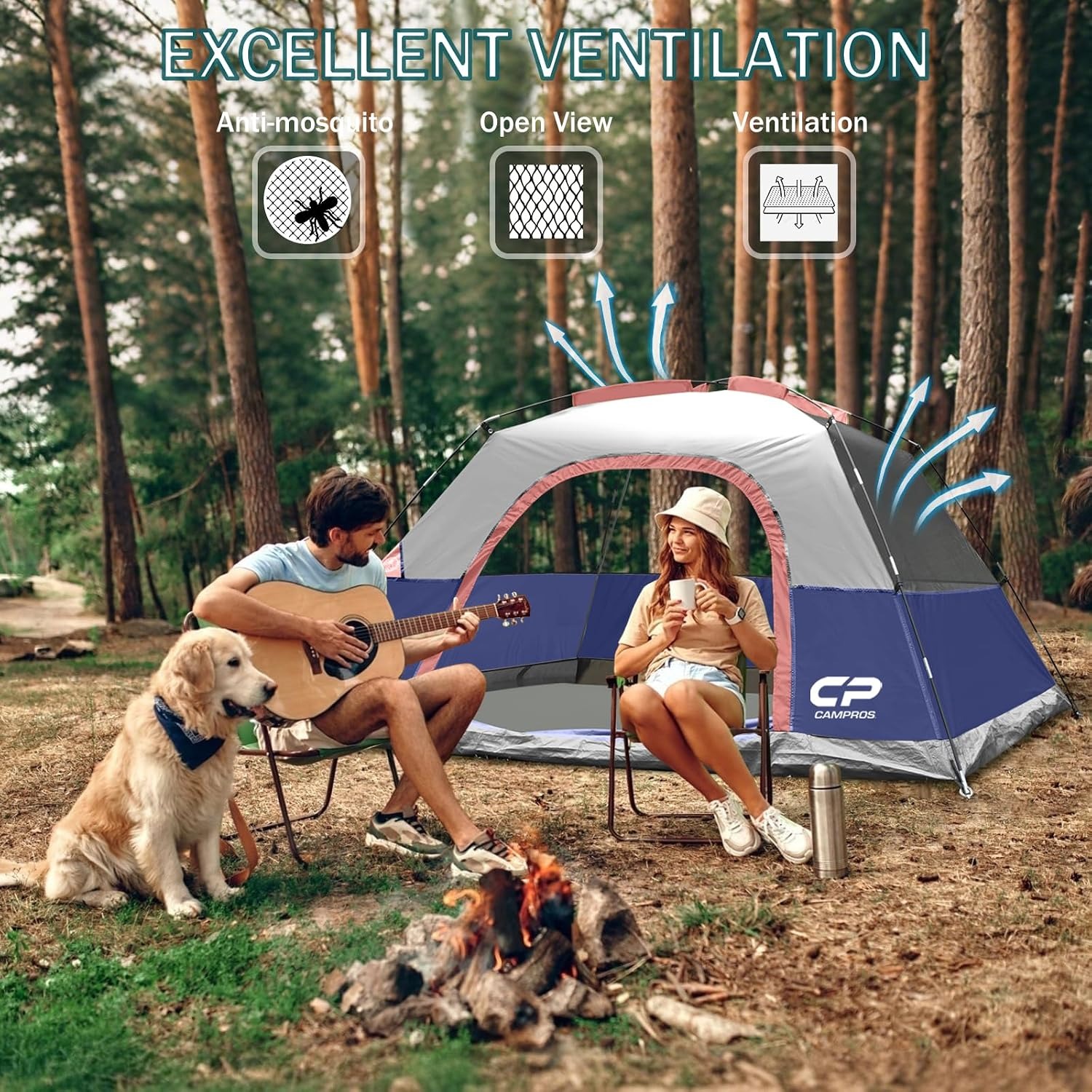 CAMPROS CP Dome Camping Tent: image 6